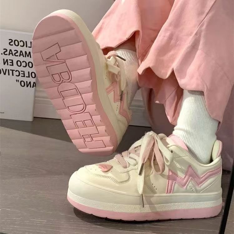 Zapatos de tabla con cordones planos de goma con boca profunda y cabeza redonda de corte bajo