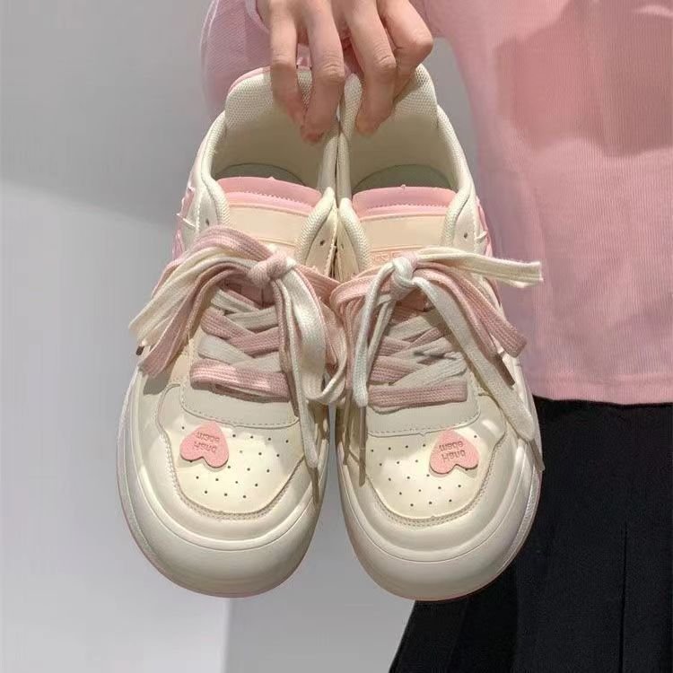 Zapatos de tabla con cordones planos de goma con boca profunda y cabeza redonda de corte bajo