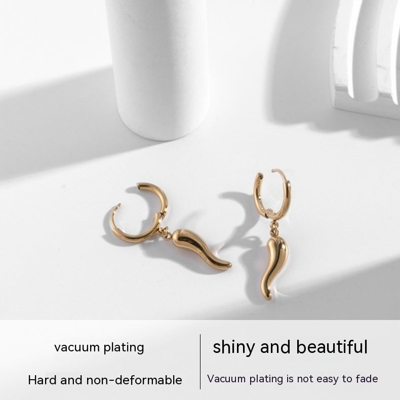 Boucles d'oreilles poivre créatives et uniques