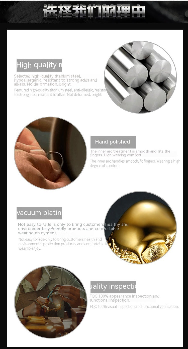 Bague époxy de couleur magique classique de Style Ins Simple européen et américain, ne se décolore pas