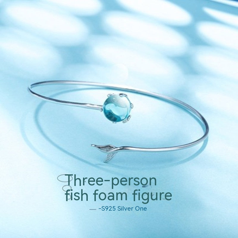 Bracelet en dentelle à bretelles à bulles sirène