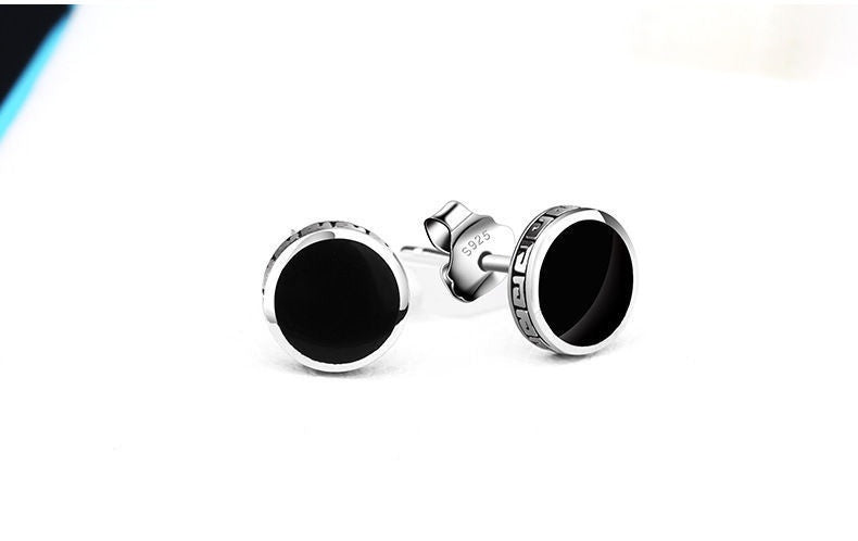 Boucles d'oreilles tendance simples et splendides en argent 925