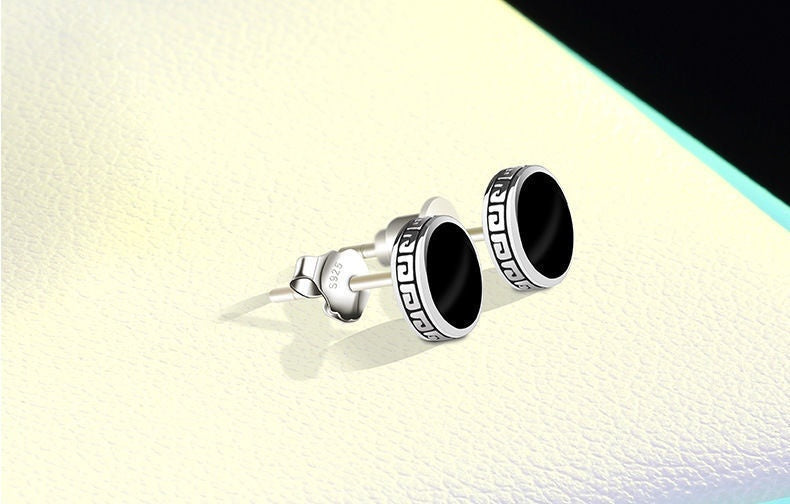 Boucles d'oreilles tendance simples et splendides en argent 925