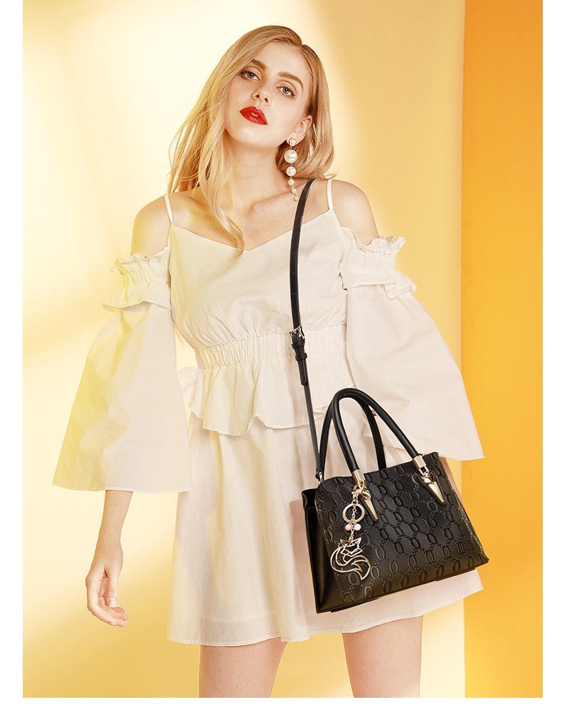 Bolso bandolera portátil y moderno para mujer de gran capacidad