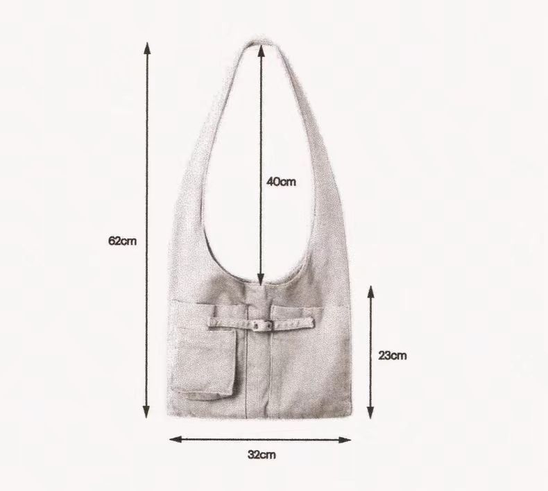 Niche Multi-pocket Crossbody Design Outer Casual Shoulder Bag