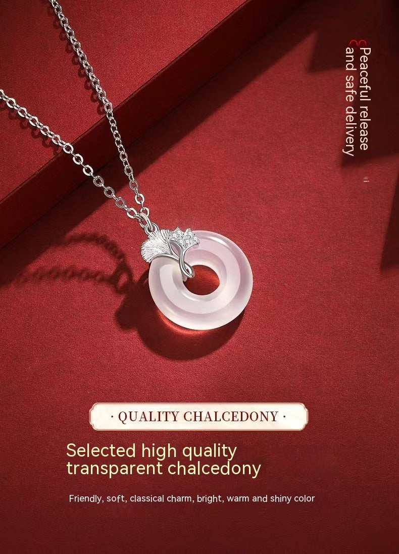 Peace Buckle S925 Silver Necklace