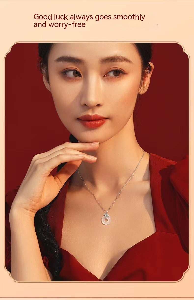 Peace Buckle S925 Silver Necklace