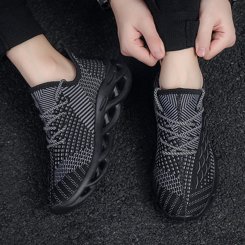 Chaussures de sport en maille tissée Fly pour hommes, chaussures de noix de coco