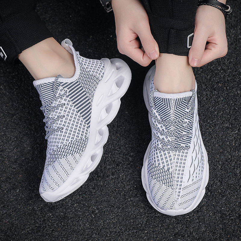 Chaussures de sport en maille tissée Fly pour hommes, chaussures de noix de coco