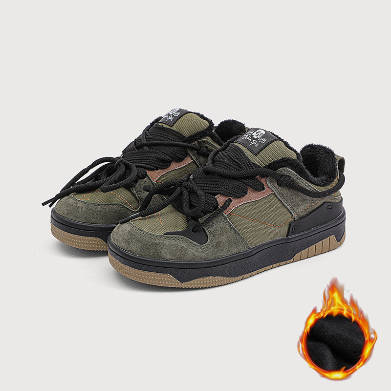 Baskets rétro de l'industrie lourde, baskets décontractées pour femmes