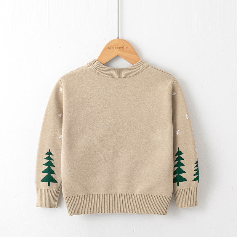 Jerseys navideños de viscosa y algodón para niños