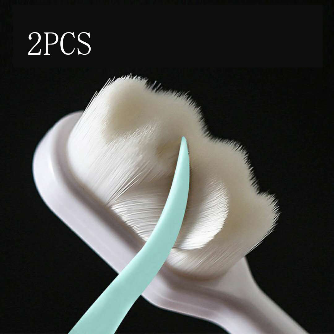 Brosse à dents Ultra-fine, poils Super doux, nettoyage en profondeur, Portable, outils de soins bucco-dentaires, nettoyage buccal, voyage