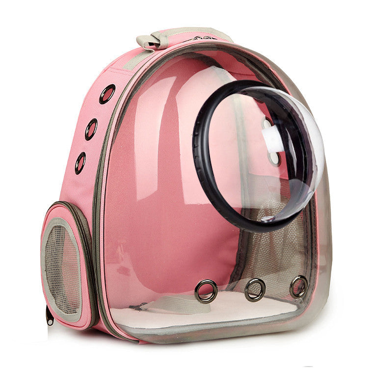 Sac pour chat, sac spatial entièrement transparent pour animaux de compagnie