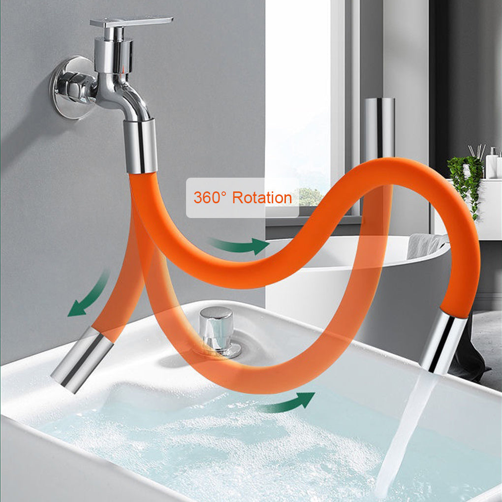 Extension de robinet de salle de bains, Extension de robinet à Rotation de 360 ​​° réglable, Tube d'extension universel résistant aux éclaboussures pour lavabo