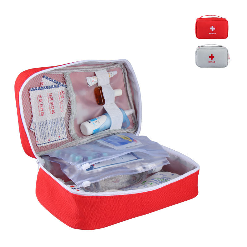Vide Grande trousse de premiers secours Médicaments Camping en plein air Survie Sac à main Kits d'urgence Voyage Sac médical Sac de rangement portable Rouge