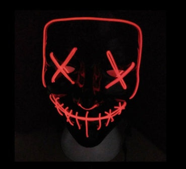 Máscara luminosa Line Up Festive Led Glitter Grimace