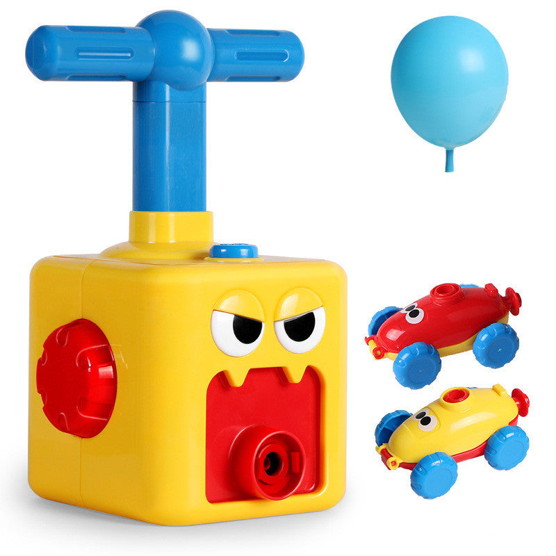 Power Balloon Launch Tower Toy Puzzle  Education Inertia Air Power Balloon Car Science Experimen Toy For Children Gift