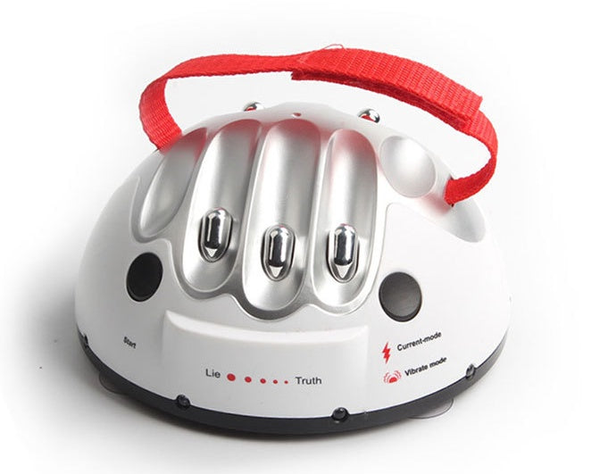 Mini Detector de mentiras de descarga eléctrica para toda la persona, juego de mesa ordenado, máquina de fiesta, juguete de descompresión de gran aventura que habla la verdad