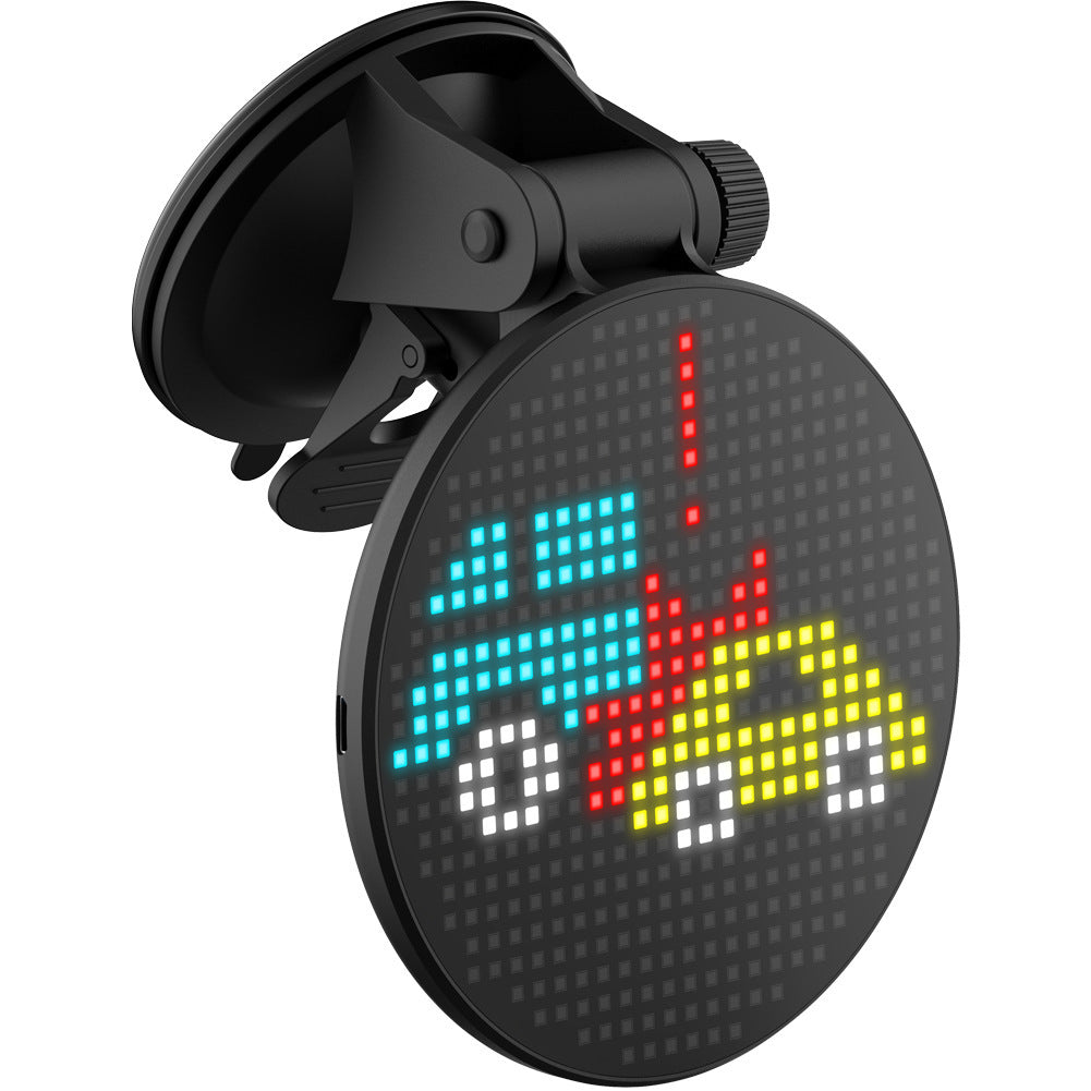 Affichage Bluetooth rond de voiture