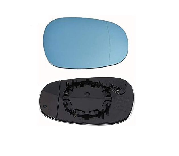 Rearview Mirror Lens With Heated Blue
