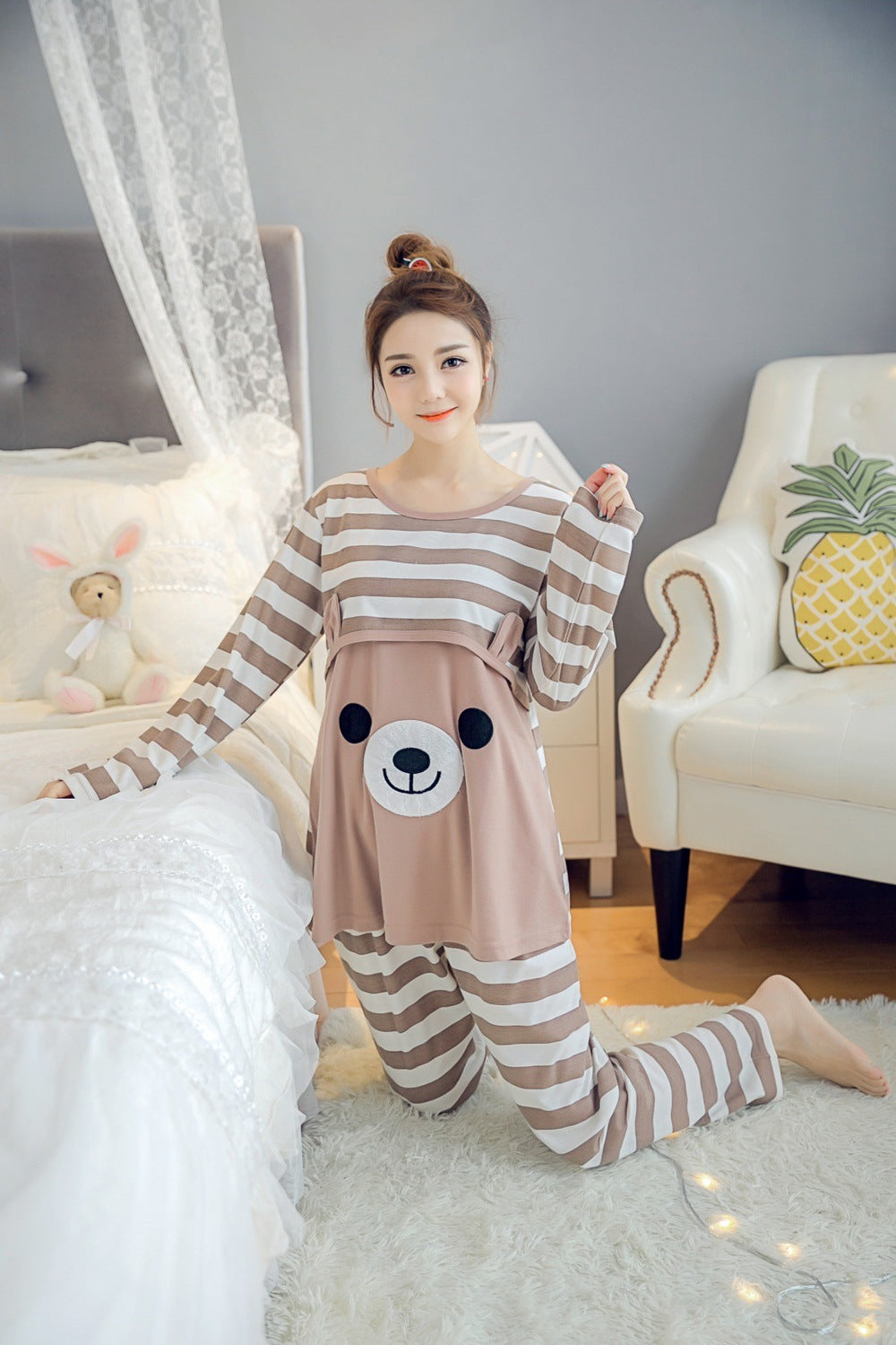 Pyjama mère allaitante de confinement