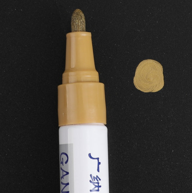 Stylo étanche coloré, bande de roulement de pneu de voiture, peinture permanente en métal CD
