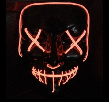 Máscara luminosa Line Up Festive Led Glitter Grimace