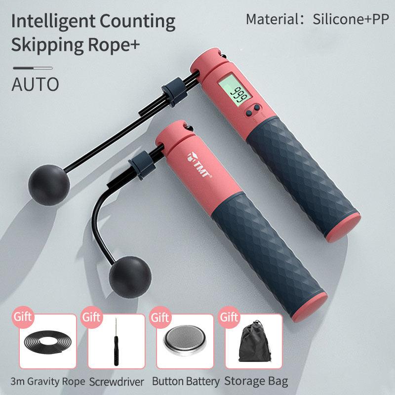 TMT Electronic Wireless Skipping Weight-bearing  Skipping Rope Non-slip Handle