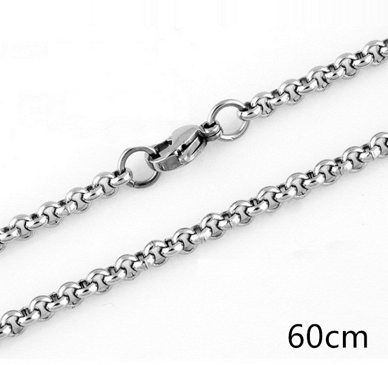 Colgante de hombre con cadena.