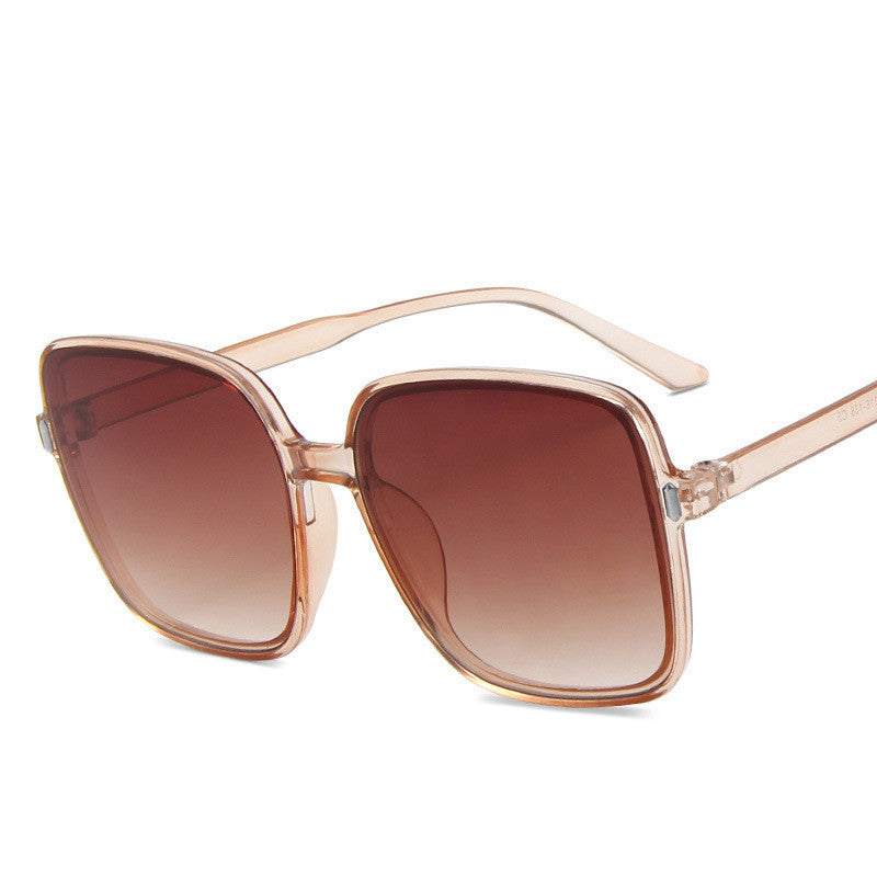 Lunettes de soleil Big Square Lunettes de soleil Rice Nail Lunettes de soleil