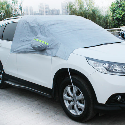 Funda magnética para parabrisas negro gris