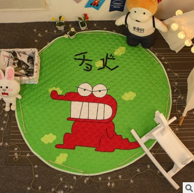 Tapis de rangement pour voiture en coton, modèles d'explosion Ins, tapis de rangement pour jouets, sortie ronde, tapis d'escalade pour enfants, sac de rangement