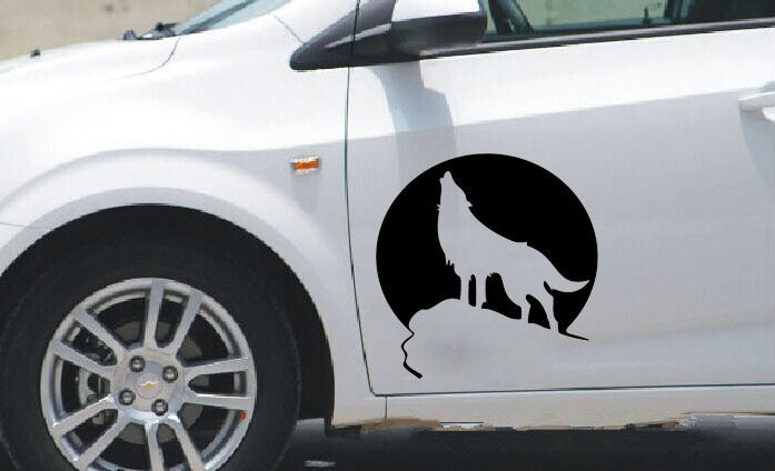 Pegatinas ocultas para arañazos de coche, pegatina de tótem de lobo, película de lobo para todo el coche, calcomanía para carrocería de coche, cubierta universal de máquina, pegatinas decorativas para todo el coche