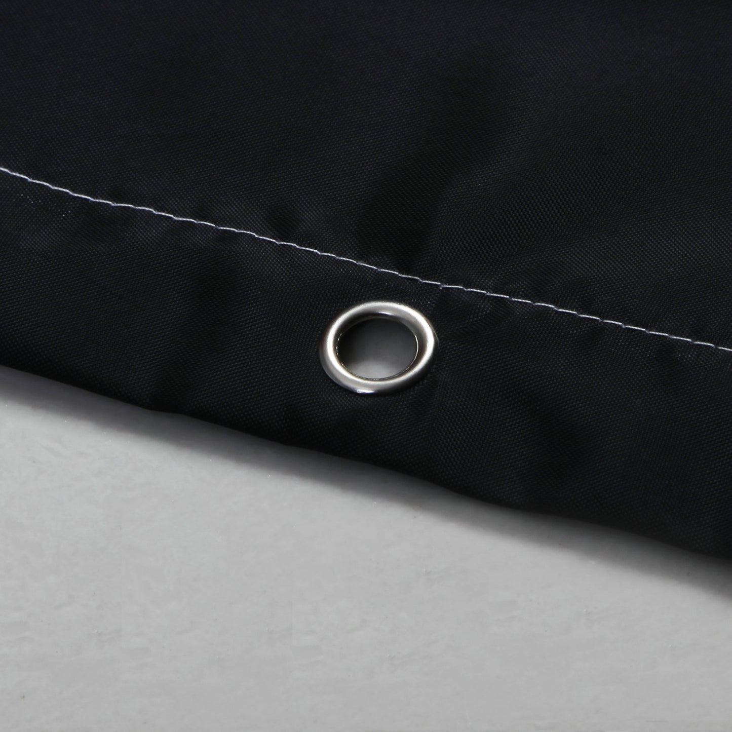 Cortina de ducha impermeable Cortina de ducha de poliéster hilada con resorte