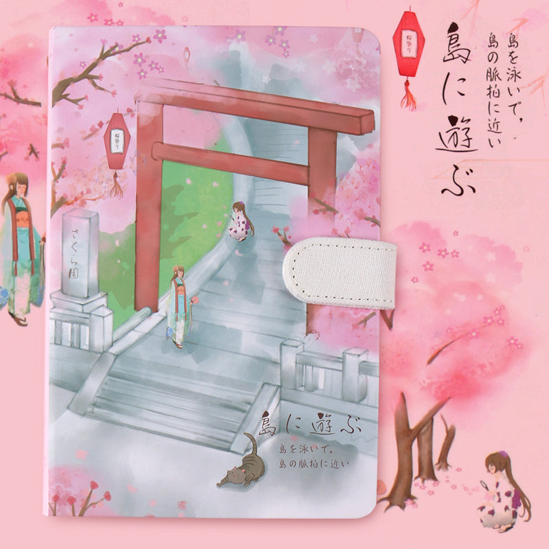Illustration de page en couleur de compte de main de style rétro