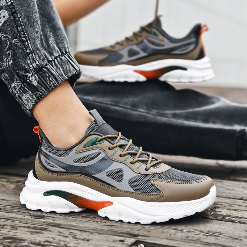 Zapatillas deportivas informales transpirables de talla grande para hombre