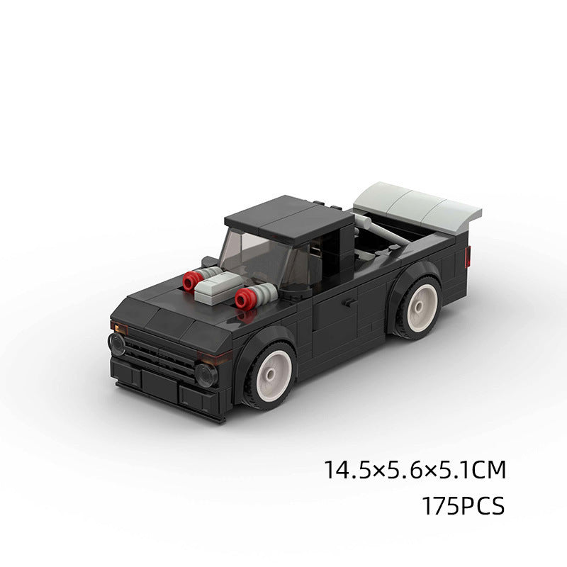 Jouets pour enfants, modèle de voiture de sport et blocs de construction à petites particules, jouets éducatifs MOC