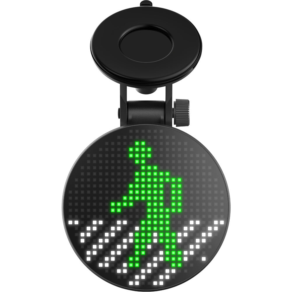 Affichage Bluetooth rond de voiture
