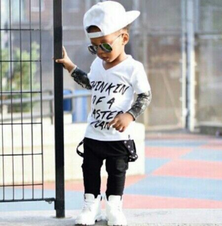 Ropa infantil niño malla verde