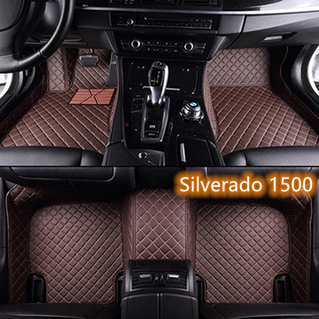 Alfombrilla de cuero para coche completamente rodeada, protección para todo tipo de clima