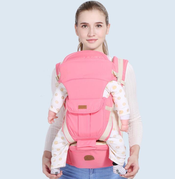 Tabouret de taille multifonctionnel respirant quatre saisons pour bébé, trois en un, écharpe inclinée