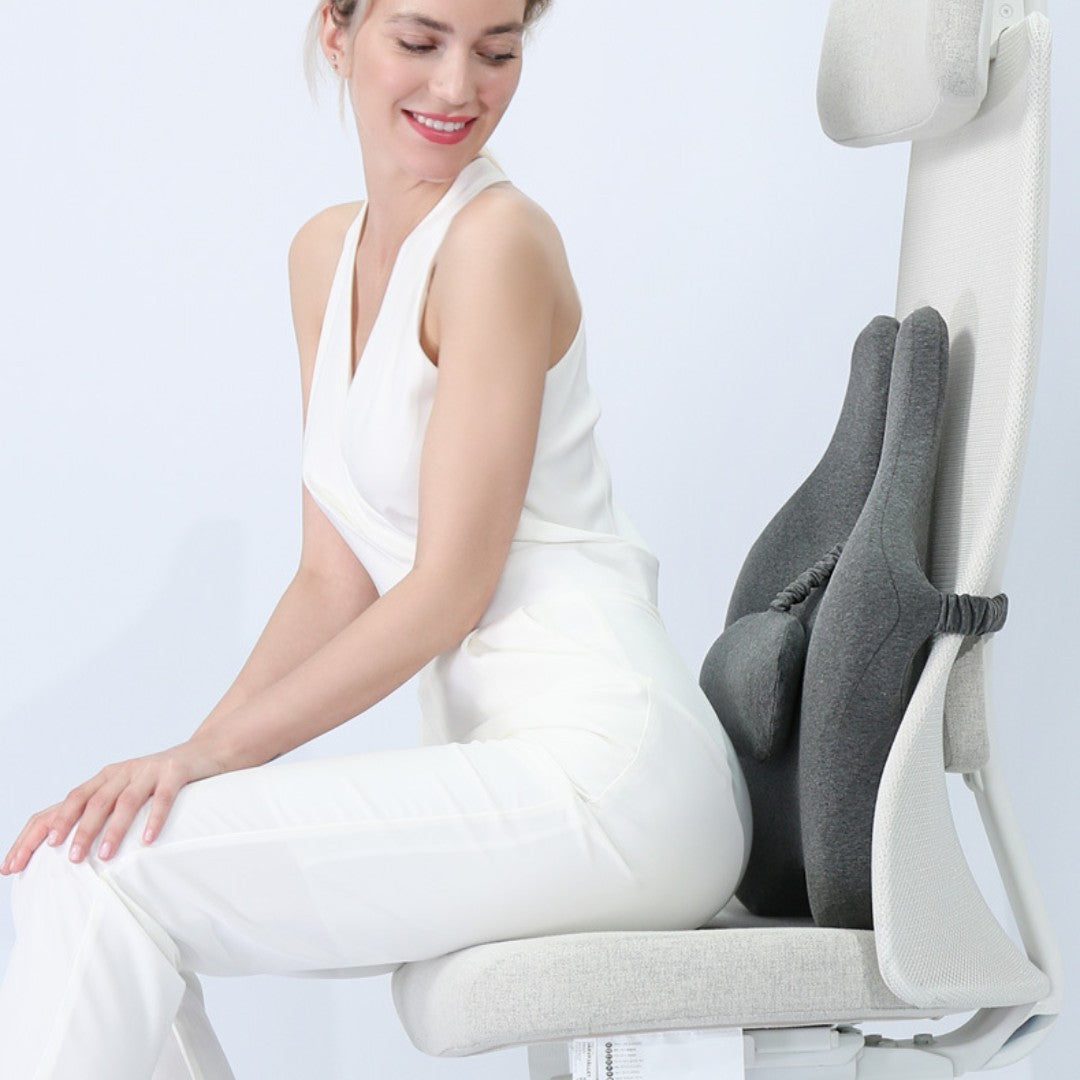 Coussin de voiture réglable en mousse à mémoire de forme, support de taille