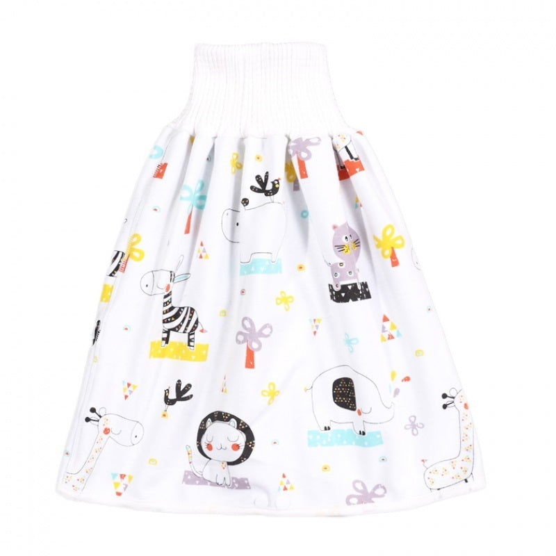 Jupe couche bébé en coton et fibre de bambou