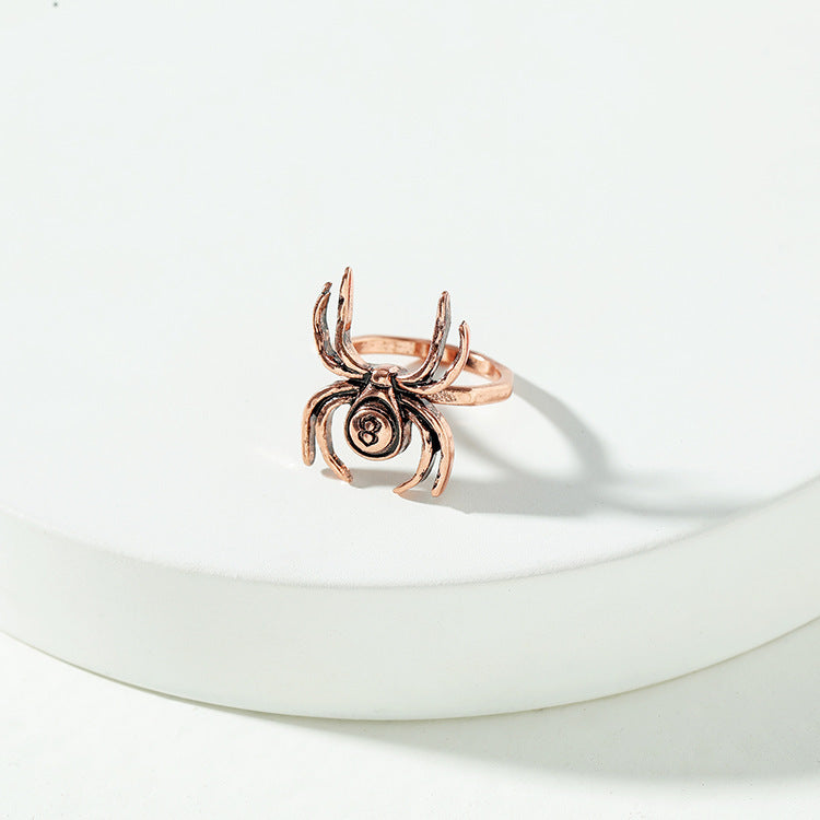 Ornament Vintage Geometric Spider Ring