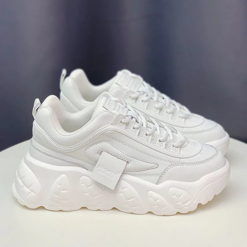 Daddy Shoes Baskets à plateforme décontractées assorties avec tout