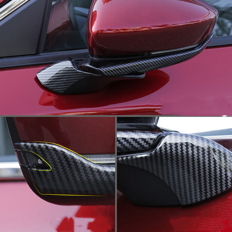 Espejo retrovisor Mazda 3 Angkesila espejo retrovisor modificado tiras decorativas brillantes