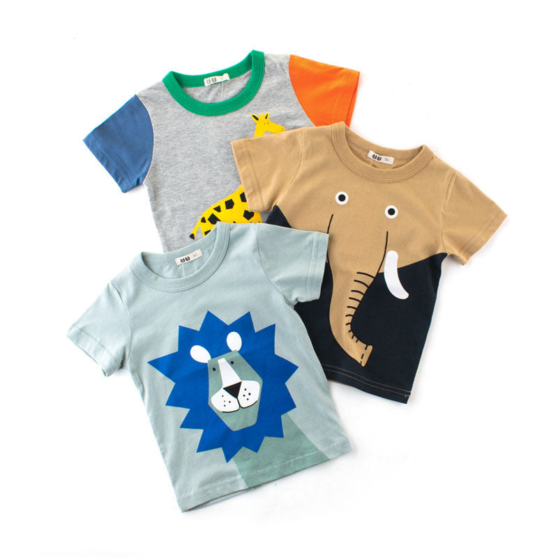 Camiseta niño manga corta niño media manga