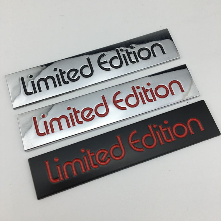 Logotipo del coche de edición limitada Marca denominativa Edición limitada