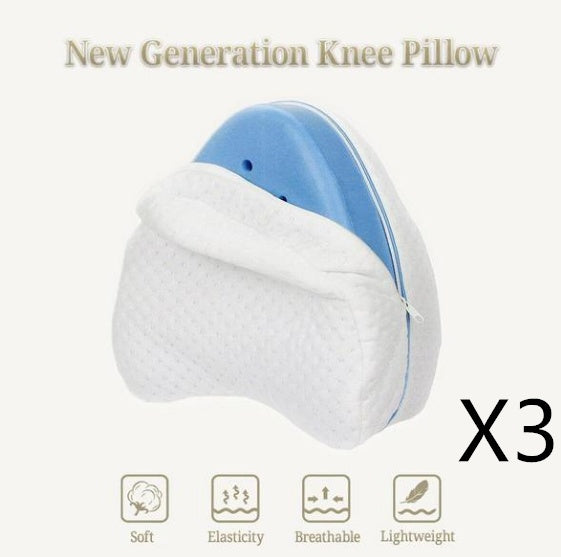 Almohada para rodilla y pierna, memoria de rebote lento, cómoda