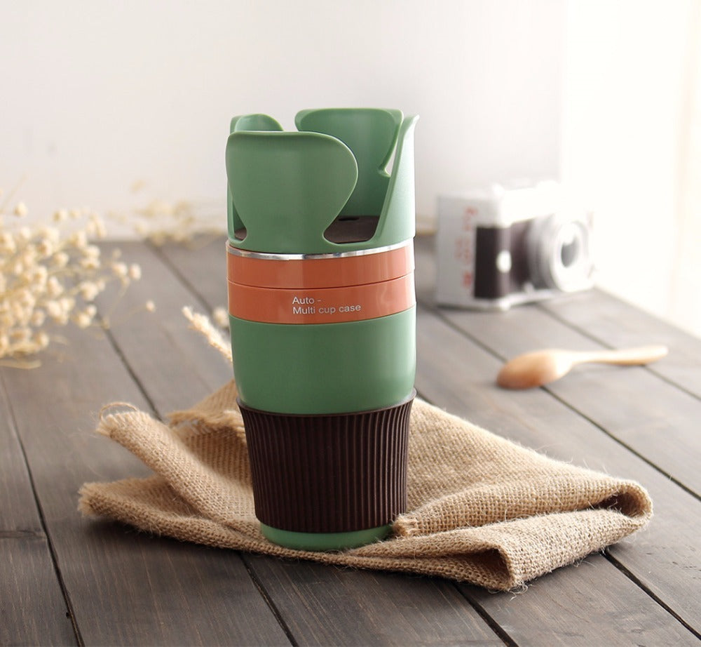 Automotive supplies multi - functional car rotating storage cup holder